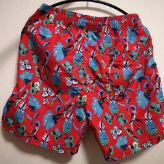 青地にスイカ柄の海パン（新品）の画像
