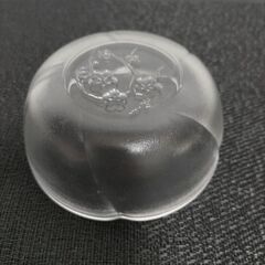 安達瞳子 紅梅クリスタルガラス「小鉢×3＆小皿×2」５点セットの画像