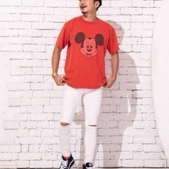 【新品】#Re:room 　ミッキーマウスデザインTシャツ