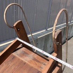 古い木製の滑り台の画像