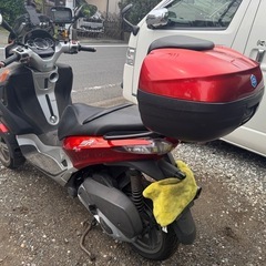 ピアジオmp3yoreban300ie 側車付　普通免許可　難有りの画像