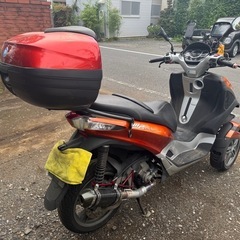ピアジオmp3yoreban300ie 側車付　普通免許可　難有りの画像