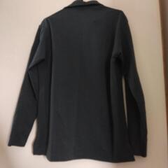 作業服　バートル　長袖ポロシャツ　Lサイズ　ネイビーの画像