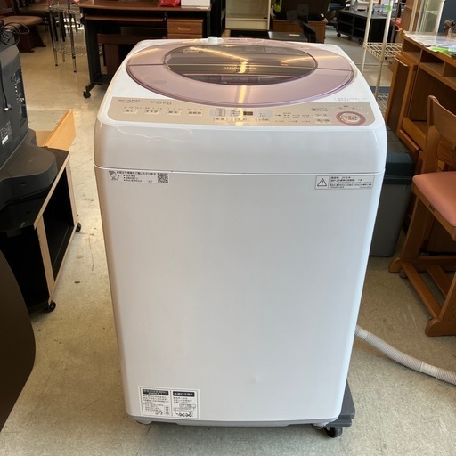 動作保証あり】SHARP シャープ 2018年 ES-GV7C 7.0kg 洗濯機