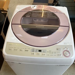 T2506-349 SHARP 洗濯機 ES-GV7C-P 7.0kg 2018年製 動作確認済み キズ汚れ有りの画像