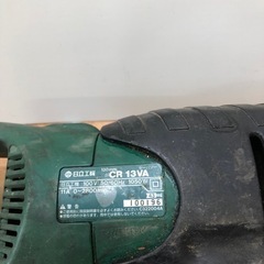 北海道旭川市直接取引歓迎 HITACHI 日立工機 130mmセーバソー CR13VA 本体の 100V 通電動作確認済 電動工具 切断機 電気ノコギリの画像