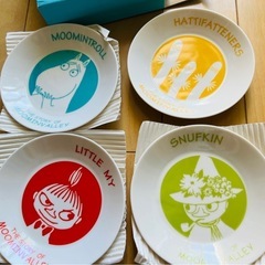 【値下】未使用/ムーミン　小皿/コップの画像