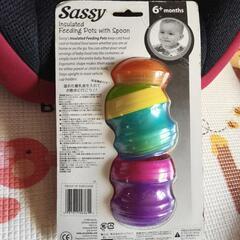 sassy サッシー 離乳食 カップスプーンの画像