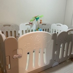 【美品】ベビーサークルの画像