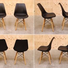 ≪zys2292ジ限≫costco/コストコ Bayside Furnishings/ベイサイドファニッシングス ダイニングチェア/アクセントチェア 2脚セット ブラック系 中古家具/宮城県仙台市 70620-27の画像