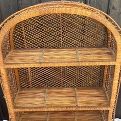 【ラタン製】オープンシェルフの画像