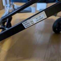 車椅子（スチール製）ナイロン　KI-12の画像