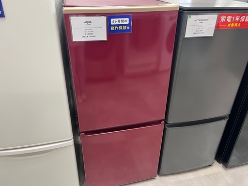 【安心6ヶ月保証】AQUA 2ドア冷蔵庫入荷！066