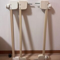 Richell 木製 オートロックベビーゲート　拡張フレーム計3本セットの画像