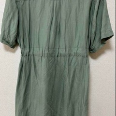 ユニクロ　JWANDERSON リネンブレンドワンピース　シャツワンピ　M 半袖
の画像