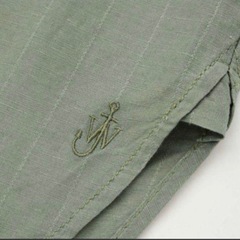 ユニクロ　JWANDERSON リネンブレンドワンピース　シャツワンピ　M 半袖
の画像