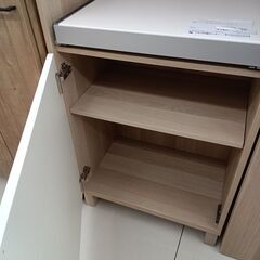 ★ジモティ割あり★ IKEA レンジ台 ベージュ H138.5×D60×W41.5 クリーニング済み HJ6918の画像