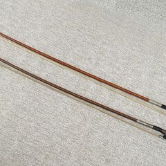 ジャンク扱い T.SUGITO バイオリン 弓 2本セット 約74cm×1 約