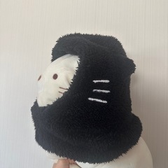 黒ねこのバラクラバの画像