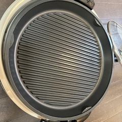 【動作確認済】美品ナショナル　グリル鍋1台2役だんらんメニュー【品番】NF-GS40（ホットプレート、焼肉、）の画像