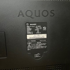 SHARP AQUOS 液晶テレビ40インチ  の画像