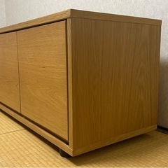 最終お値下げ！無印★キャビネット　テレビ台の画像