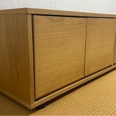 最終お値下げ！無印★キャビネット　テレビ台の画像