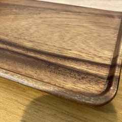 木製トレイ アカシア トレイ Lサイズ、カトラリーケースの画像
