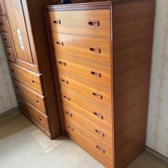 洋服タンス　134×75×45cmの画像