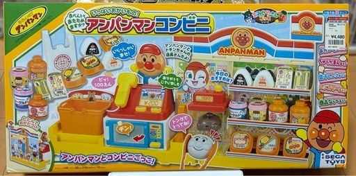 アンパンマンとディズニーツムツムのオモチャセット