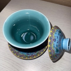 蓋付き湯呑み中国茶器 の画像