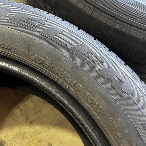 235/55R19】 ブリヂストン 4本 (ANZ) 西金沢のタイヤ、ホイール
