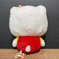 キティ BIG ぬいぐるみ ギンガムチェックの画像