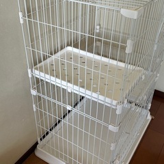 【終了】
猫用ペットケージ　2段の画像