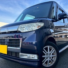月々9千円〜分割可❗️車検2年付き！【名義変更代込み】広い車内！大人気‼️ダイハツ タントカスタム☆HDDナビ付き☆走行中DVD見れます♪ETC付き☆純正アルミ☆事故修復歴無し☆電動スライドドア☆ドライブレコーダー☆そのまま乗って帰れます！の画像