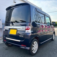 月々9千円〜分割可❗️車検2年付き！【名義変更代込み】広い車内！大人気‼️ダイハツ タントカスタム☆HDDナビ付き☆走行中DVD見れます♪ETC付き☆純正アルミ☆事故修復歴無し☆電動スライドドア☆ドライブレコーダー☆そのまま乗って帰れます！の画像