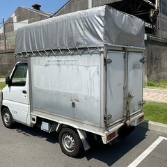 ★検査あり　軽貨物　Amazon 三菱　ミニキャブ幌車　仮装幌　の画像