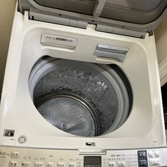 シャープ SHARP 洗濯機 8kg 2019年製 ES-PX8D-Sの画像