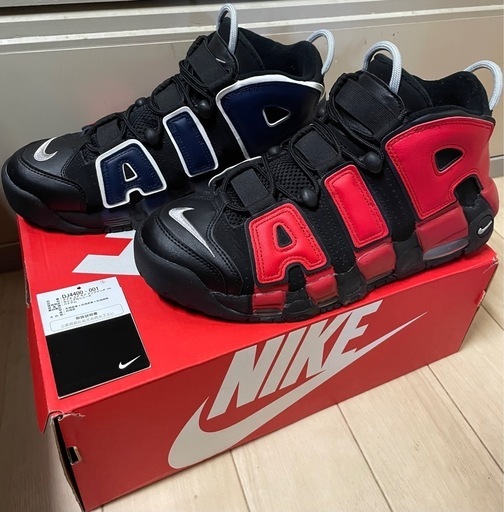 靴/バッグ Nike Air More Uptempo '96 "Black and University Red"