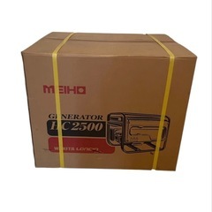 【未使用品】ワキタ MEIHO AVR式ガソリン発電機(60Hz) HC2500-6 奥行59×高さ48.5×幅43cm の画像