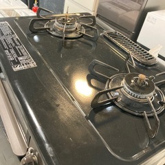 【ジモティー割】パロマ 2022年製 2口ガスコンロ LPガス（ID1062）の画像