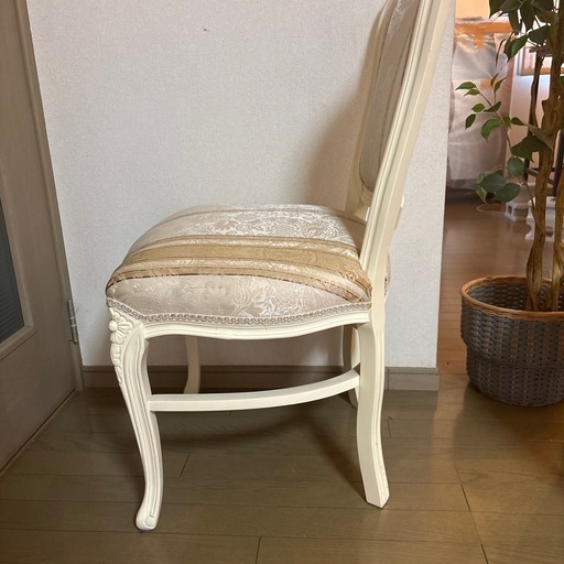 猫足チェア ダイニングチェア アンティーク調ロココ調