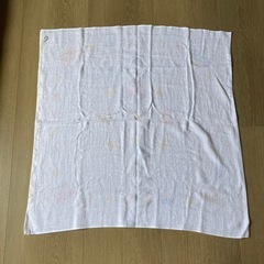 ミキハウス  綿100%　ガーゼタオル　おくるみタオルの画像