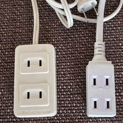 【まとめ売り】電源タップ　40cm、2m、2.5m、4.5mの画像