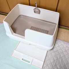 猫用トイレ3点セット　デオトイレ用砂とシート付きの画像