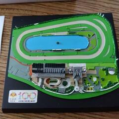 京都競馬場開設100周年記念　ジオラマ模型の画像
