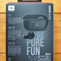 【新品】JBL 完全ワイヤレスイヤホン WAVEBUDS JBLWBUDSBLKの画像