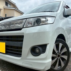 快適なターボ☆ステアリングスイッチ付き♪月々8千円〜分割払い可‼️ 車検2年付き！【名義変更代込み】☆スズキ ワゴンRスティングレー☆SDナビ付き☆走行中DVD見れます☆ETC付き☆プッシュスタート☆ドライブレコーダー付きのフル装備☆純正アルミ☆事故修復歴無し☆そのまま乗って帰れます！の画像
