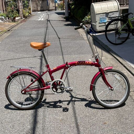美品　JAGUAR ジャガー　20インチ　折り畳み自転車　アウトドア 美品 JAGUAR ジャガー 20インチ 折り畳み自転車 アウトドア