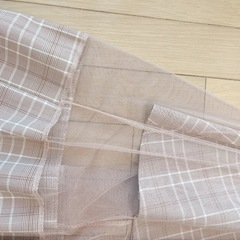 受渡し者様決定　美品SPIGA共ベルトチェックシースルーワンピースの画像